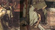 Alma-Tadema, Sir Lawrence A Roman Emperor AD 41 (mk23) oil painting on canvas
